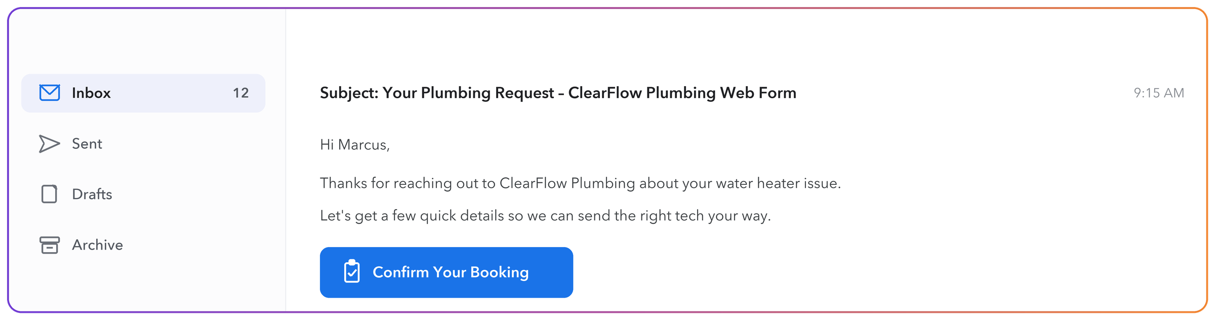 E-mail Plumbers
